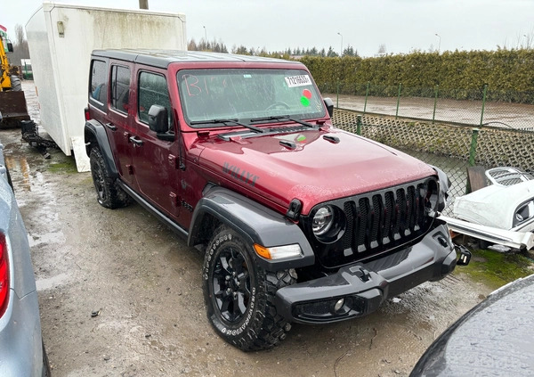 Jeep Wrangler cena 107000 przebieg: 57000, rok produkcji 2021 z Białobrzegi małe 56